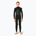 Rip Curl Dawn Patrol 4/3 mm Chest Zip schiuma nuoto bambini nero