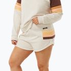 Pantaloncini da corsa Block Party Track Rip Curl da donna, color farina d'avena