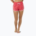 Pantaloncini da bagno Rip Curl High Waist Retro Volley 3" da donna, rosso ibisco
