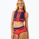 Rip Curl Noughties Low Rise Victoria Vergara slip da bagno rosso/blu scuro
