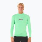 Rip Curl Raw Energy UPF Performance manica lunga da uomo per il nuoto, verde neon