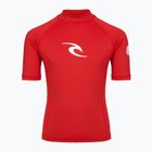Maglietta da nuoto per bambini Rip Curl Waves Upf lava red