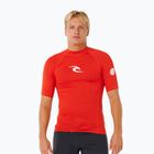 Maglietta da nuoto da uomo Rip Curl Waves Upf Perf lava red