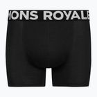 Boxer termici da uomo Mons Royale Hold 'em Shorty Merino nero