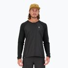 Maglia ciclismo uomo manica lunga Mons Royale Tarn Merino Shift Wind Jersey nero
