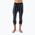 Uomo Mons Royale Cascade Merino Base Layer 3/4 pantaloni termici grigi tie dye