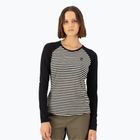 Maglia termica da donna Mons Royale Icon Raglan mr stripe/black