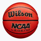 Pallone da basket Wilson NCAA Legend orange/black misura 7