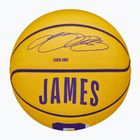 Pallacanestro Wilson NBA Player Icon Mini Lebron giallo taglia 3 bambini