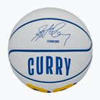 Pallacanestro da bambino Wilson NBA Player Icon Mini Curry bianco taglia 3