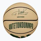 Wilson NBA Player Icon Mini Giannis verde/beige taglia 3 basket bambino