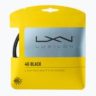 Corda da tennis Luxilon 4G 125 Set 12,2 m nero