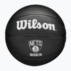 Pallacanestro per bambini Wilson NBA Team Tribute Mini Brooklyn Nets nero taglia 3