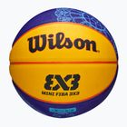 Pallacanestro per bambini Wilson Fiba 3X3 Mini Paris 2004 blu/giallo misura 3