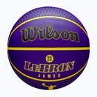 Wilson NBA Player Icon Outdoor basket Lebron blu dimensioni 7
