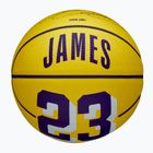 Pallacanestro Wilson NBA Player Icon Mini Lebron giallo taglia 3 bambini