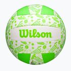 Pallone da pallavolo Wilson Stamp green/white misura 5