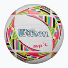 Wilson AVP Movement beach volley bianco/rosa/giallo taglia 5