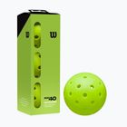 Palle da pickleball Wilson Max 40 Outdoor Pickleball 3B 3 pezzi green