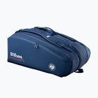 Borsa da tennis Wilson Roland Garros Session De Soiree Super Tour 15Pk 2026 navy/clay