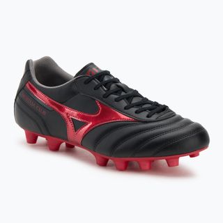 Mizuno Morelia II Club FG scarpe da calcio nero/morelia 40° rosso/nero sabbia Mizuno Morelia II Club FG scarpe da calcio nero/morelia 40° rosso/nero sabbia