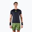 Camicia da tennis HYDROGEN Panther Tech Tee nero/giallo da uomo