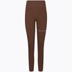 Leggings allenamento donna Gym Glamour Push Up cioccolato