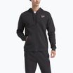 Felpa Reebok Identity SL Fleece FZ da uomo nero/bianco/rosso vettoriale