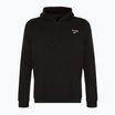 Felpa Reebok Identity Small Logo Fleece uomo nero/bianco/rosso vettoriale