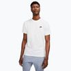 Maglietta Nike Sportswear Club uomo bianco/nero/rosso università