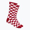 Calzini Vans Checkeboard Crew II rosso/bianco a scacchiera da uomo