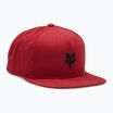 Cappello Fox Racing Fox Head Snapback da uomo rosso fuoco