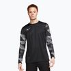 Felpa da calcio Nike Dri-Fit Park IV Goalkeeper uomo nero/bianco