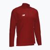 Felpa da calcio da bambino New Balance Training 1/4 Zip in maglia bordeaux