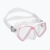 Maschera subacquea Mares Pirate trasparente/rosa per bambini