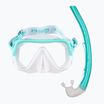 Mares Combo Keewee kit snorkel menta/bianco/chiaro