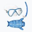 Mares Combo Zoo, set snorkeling per bambini blu