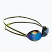 Occhiali da nuoto TYR Blackops 140 Ev Racing Mirrored verde fluo/nero