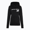 Felpa da donna New Balance Core Fleece con cappuccio nero