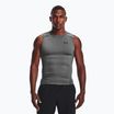 Canotta da allenamento Under Armour Heat Gear Armour Comp Uomo carbon heather/nero