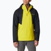 Giacca da pioggia Columbia Inner Limits II laser lemon/nero da uomo