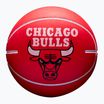 Super Mini Wilson NBA Palla da dribbling Chicago Bulls rosso