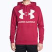 Felpa da uomo Under Armour Rival Fleece Big Logo HD rosso/bianco