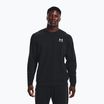 Felpa Under Armour Essential Fleece Crew nero/bianco da uomo