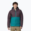 Uomo Patagonia Down Sweater Hoody giacca belay blu