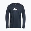 Uomo Quiksilver Solid Streak blazer navy/bianco manica lunga da nuoto