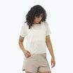 Maglietta da corsa Salomon SHAKEout Air Crop SS Tee icicle da donna