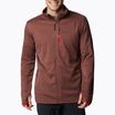 Felpa Columbia Park View Fleece FZ light raisin heather trekking da uomo