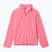 Felpa da trekking per bambini Columbia Glacial Fleece camellia rose