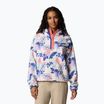 Columbia Helvetia II Printed Cropped Half Snap felpa in pile da donna sea salt/pasteled multi